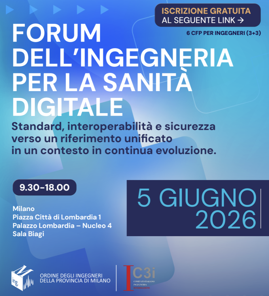 Forum dell'Ingegneria per la sanità digitale 2026