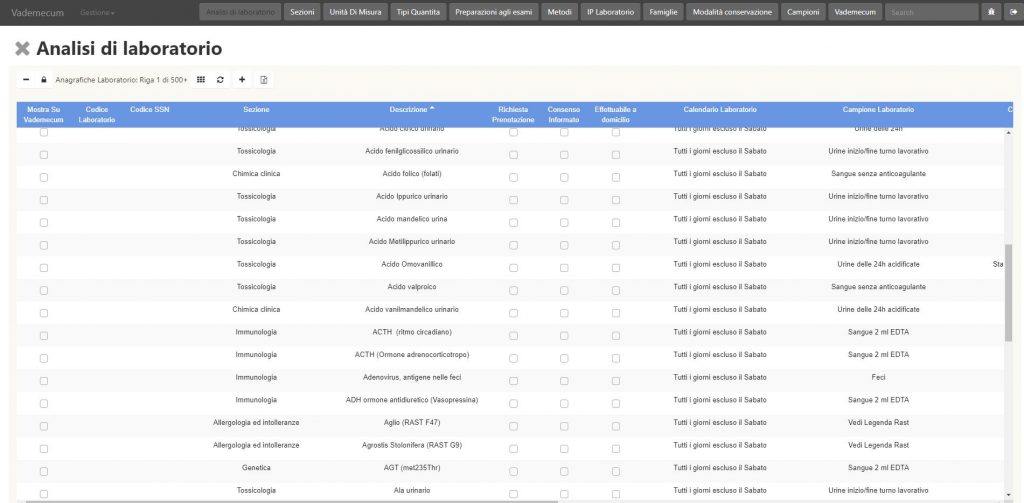 Micropedia_gestionale laboratorio analisi cliniche