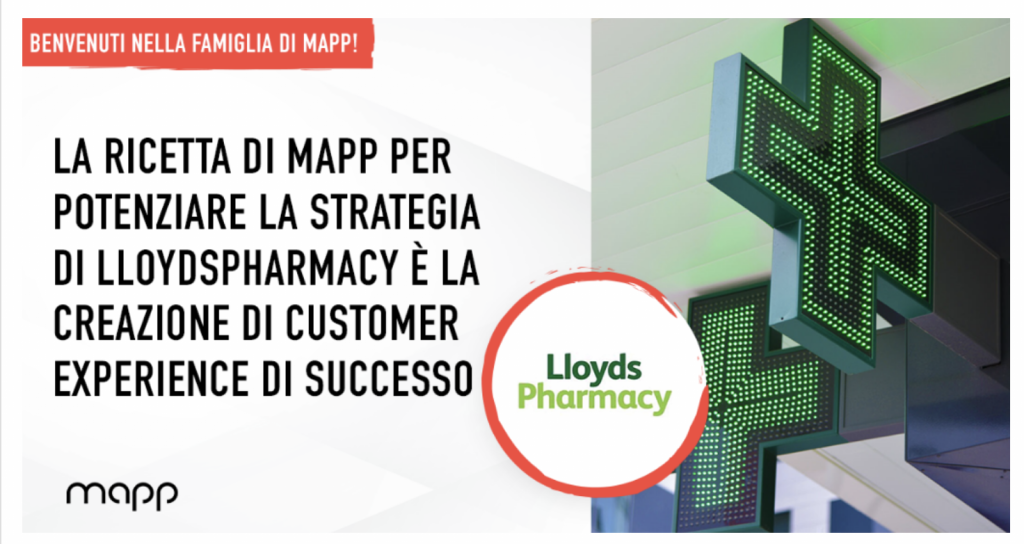 Mapp per la customer experience di LloydsPharmacy