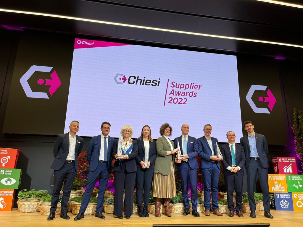 Il Gruppo Chiesi premia SAP come miglior partner nel percorso di sostenibilità della catena del valore dell’azienda farmaceutica