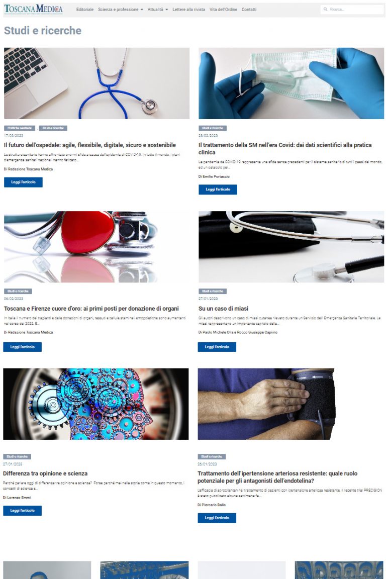 Toscana Medica online il nuovo portale della salute Sanità Digitale