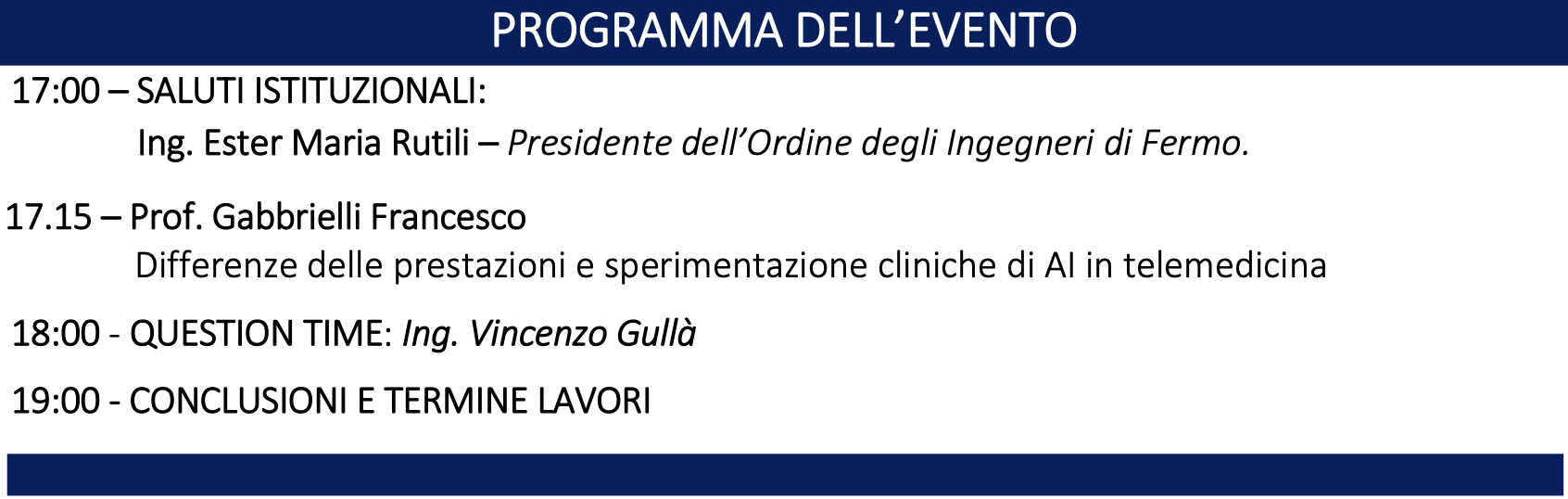Prof. Francesco Gabbrielli-seminario 20 giugno