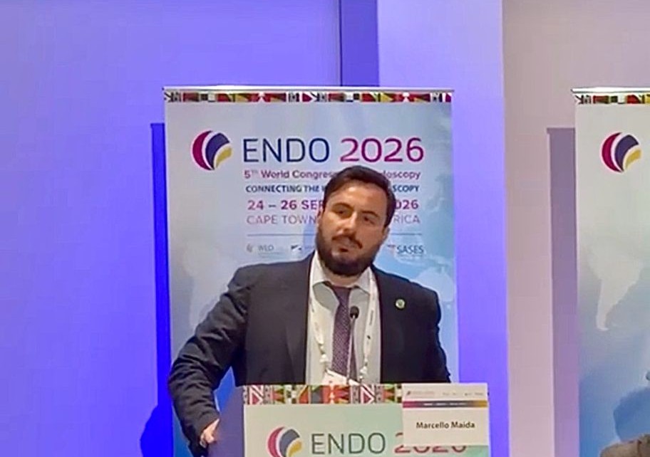 Intelligenza artificiale in endoscopia: gli studi della Kore al congresso mondiale Il Professore Marcello Maida-IA